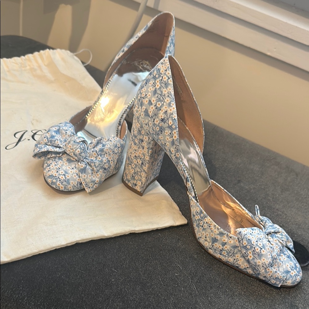 J.Crew Liberty Floral Heels